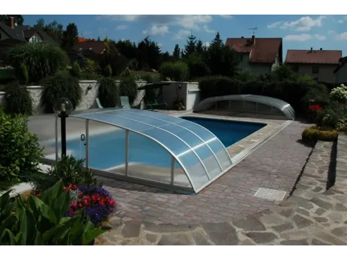 Павильон раздвижной Dallas-A (Ideal Cover) 6,46х4,07(3,79)х0,75 м.