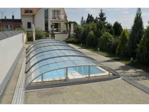 Павильон раздвижной Dallas-A (Ideal Cover) 6,46х4,07(3,79)х0,75 м.