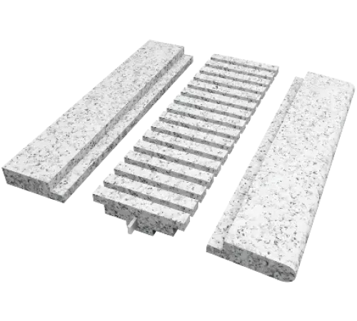 Переливная решетка из натурального камня