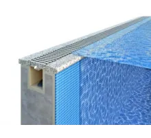 Переливная решетка из натурального камня