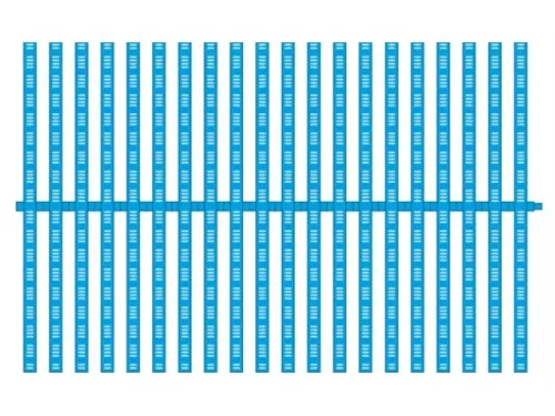 Переливная решетка, Н 34 мм., ширина 195, 245, 295, 335 мм., цвет на выбор