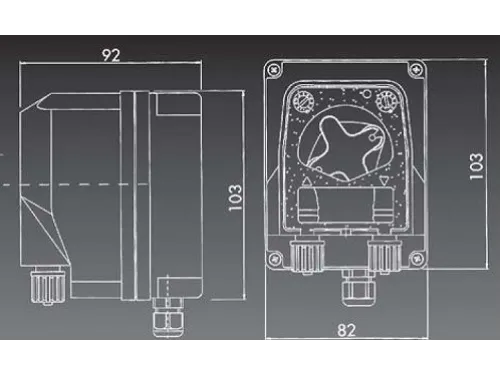 Насос дозатор хим. реагентов (альгицид/коагулянт) AquaViva универсальный 1,5 л/ч с пост. скоростью