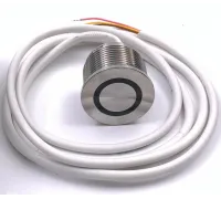 Пьезокнопка (д.32мм., 5В, импульсная, Н.О., кабель 1 м., красная подсветка) PS8.3 PoolSlyle