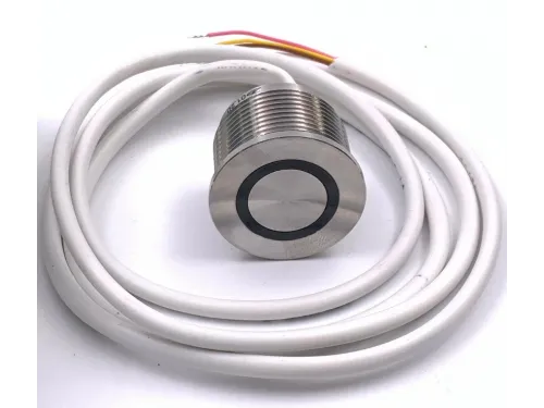 Пьезокнопка (д.32мм., 5В, импульсная, Н.О., кабель 1 м., красная подсветка) PS8.3 PoolSlyle