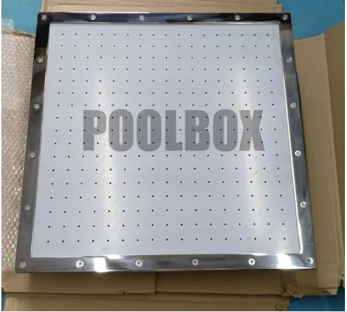 Плато аэромассажное АТ 02.29 (под плитку) 500*500 мм. из нерж. стали AISI-304