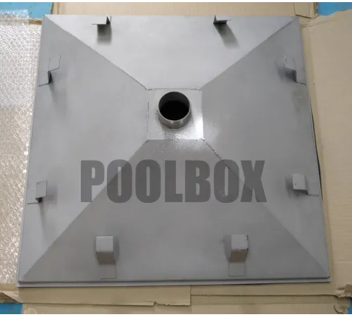 Плато аэромассажное АТ 02.29 (под плитку) 500*500 мм. из нерж. стали AISI-304