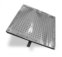 Плато аэромассажное из нерж. стали (универ. квадрат) M.G 400-2"Н KV