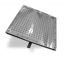 Плато аэромассажное из нерж. стали (универ.квадрат) M.G 600-2"Н KV