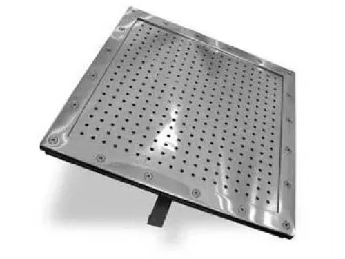 Плато аэромассажное из нерж. стали (универ.квадрат) M.G 600-2"Н KV