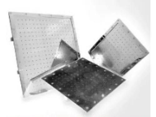 Плато аэромассажное АТ 02.31M (под плитку) 800*800 мм. из нерж. стали AISI-316