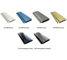 Плавающие ламели жалюзи Аквасектор, цвет на выбор