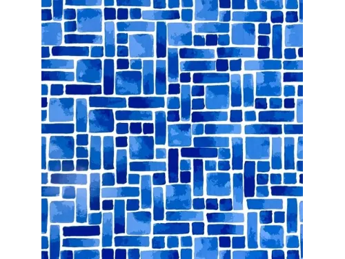 Пленка ПВХ (лайнер) (рулон 1,65x25,2 м.) 1,5 мм. Aquaviva Blocks (мозаика)