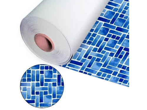 Пленка ПВХ (лайнер) (рулон 1,65x25,2 м.) 1,5 мм. Aquaviva Blocks (мозаика)