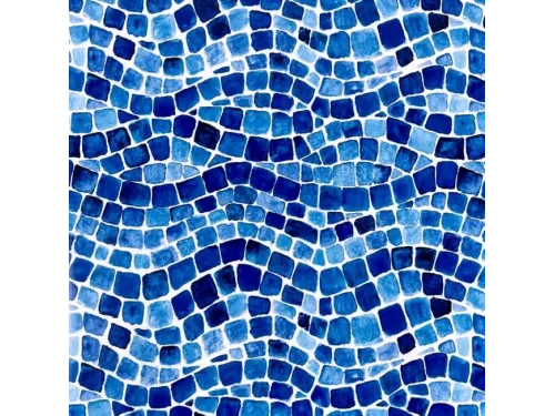 Пленка ПВХ (лайнер) (рулон 1,65*25,2 м.) 1,5 мм. Aquaviva Danube (размытая мозаика)