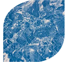 Пленка ПВХ (лайнер) (ш. 1,65 м. / 2,05 м.) Cefil Cyprus Darker 1,5 мм. голубой мрамор