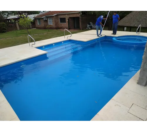 Пленка ПВХ (лайнер) (рулон 1,65*25,2 м.) Cefil France 1,5 мм. (голубая)