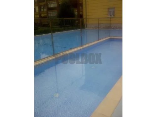 Пленка ПВХ (лайнер) (рулон 1,65*25,2 м.) Cefil Gres 1,5 мм. (светлая мозаика)