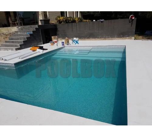 Пленка ПВХ (лайнер) (рулон 1,65*25,2 м.) Cefil Mediterraneo Sable 1,5 мм. (песочная мозаика)