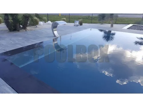 Пленка ПВХ (лайнер) (рулон 1,65*25 м.) Cefil Touch Reflection Anthracite 1,5 мм. (темно-серый объемная текстура)