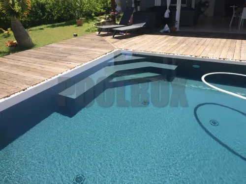 Пленка ПВХ (лайнер) (рулон 1,65*25 м.) Cefil Touch Reflection Anthracite 1,5 мм. (темно-серый объемная текстура)