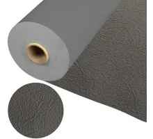Пленка ПВХ (лайнер) (рулон 1,65*25 м.) Cefil Touch Comfort Gris Anthracite 1,5 мм. (темно-серый объемная текстура)