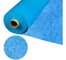 Пленка ПВХ (лайнер) (рулон 1,65*25 м.) Cefil Touch Onyx Hawai 1,5 мм. (голубой сланец объемная текстура)