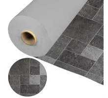 Пленка ПВХ (лайнер) (рулон 1,65*25 м.) Cefil Touch VULCANO 1,5 мм. (плитка объемная текстура)