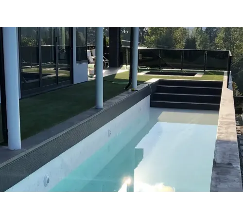 Пленка ПВХ (лайнер) (рулон 1,65*25 м.) CGT AQUASENSE CALACATTA MARBLE 1,7 мм. (белый мрамор, рельеф)