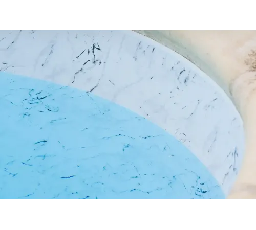 Пленка ПВХ (лайнер) (рулон 1,65*25 м.) CGT AQUASENSE CALACATTA MARBLE 1,7 мм. (белый мрамор, рельеф)