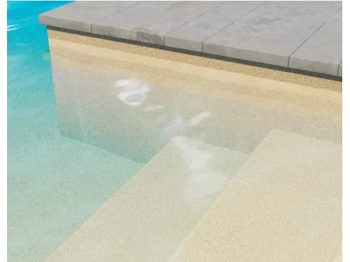 Пленка ПВХ (лайнер) (рулон 1,65*25 м.) CGT AQUASENSE GOLDEN RIVIERA 1,8 мм. (песочная, рельеф)