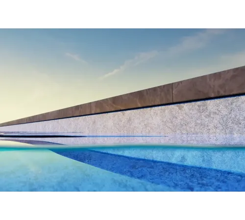 Пленка ПВХ (лайнер) (рулон 1,65*25 м.) CGT AQUASENSE Granit Blue 1,7 мм. (голубой мрамор, рельеф)