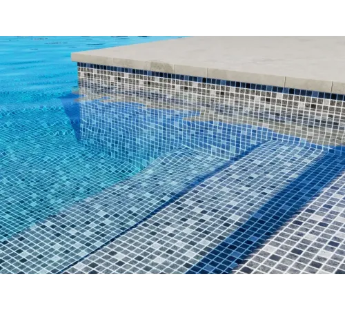 Пленка ПВХ (лайнер) (рулон 1,65*25 м.) CGT PF4000 Cyrus Grey 1,5 мм. (темная мозаика)