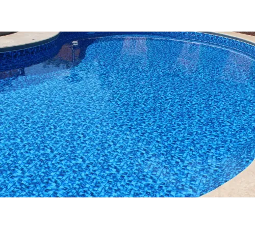 Пленка ПВХ (лайнер) (рулон 1,65*25 м.) CGT PF4000 HD BLUE ELECTRIC JELLISTONE 1,5 мм. (3D крупная мозаика)