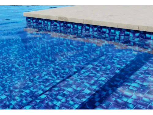 Пленка ПВХ (лайнер) (рулон 1,65*25 м.) CGT PF4000 HD GREEN JAMAICAN JELLISTONE 1,5 мм. (крупная 3D мозаика)