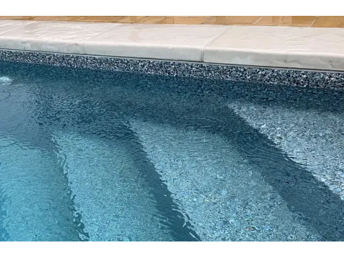 Пленка ПВХ (лайнер) (рулон 1,65*25 м.) CGT PF4000 Oceanstone 1,5 мм. (мелкий мрамор)