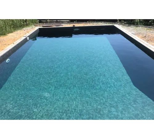 Пленка ПВХ (лайнер) (рулон 1,65*25 м.) CGT AQUASENSE BLACK SLATE 1,7 мм. (камень, рельеф)