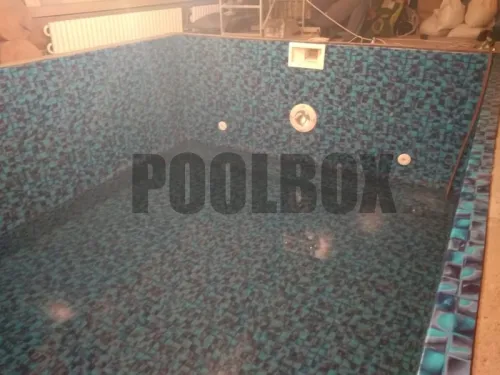 Пленка ПВХ (лайнер) (рулон 1,65*25 м.) CGT PF4000 HD GREEN JAMAICAN JELLISTONE 1,5 мм. (крупная 3D мозаика)