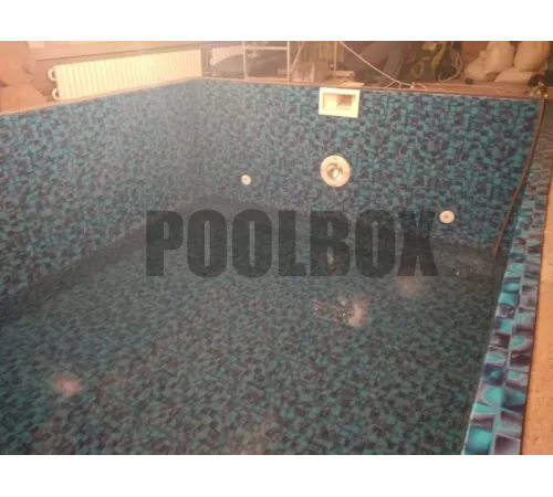 Пленка ПВХ (лайнер) (рулон 1,65*25 м.) CGT PF4000 HD GREEN JAMAICAN JELLISTONE 1,5 мм. (крупная 3D мозаика)