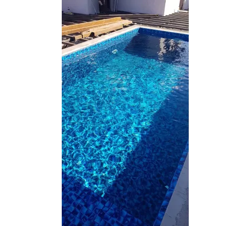 Пленка ПВХ (лайнер) (рулон 1,65*25 м.) CGT PF4000 HD GREEN JAMAICAN JELLISTONE 1,5 мм. (крупная 3D мозаика)