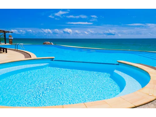 Пленка ПВХ (лайнер) (рулон 2,05*25 м.) RENOLIT ALKORPLAN 1000 1,5 мм. Adria Blue (синяя)