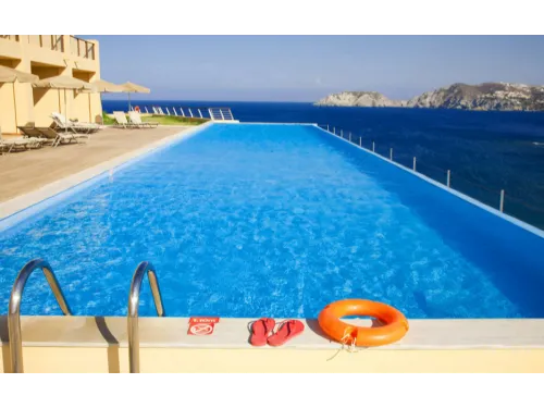 Пленка ПВХ (лайнер) (рулон 2,05*25 м.) RENOLIT ALKORPLAN 1000 1,5 мм. Adria Blue (синяя)