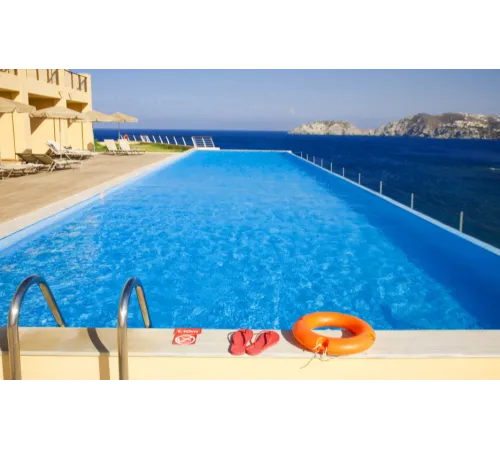 Пленка ПВХ (лайнер) (рулон 1,65*25 м.) RENOLIT ALKORPLAN 1000 1,5 мм. Adria Blue (синяя)