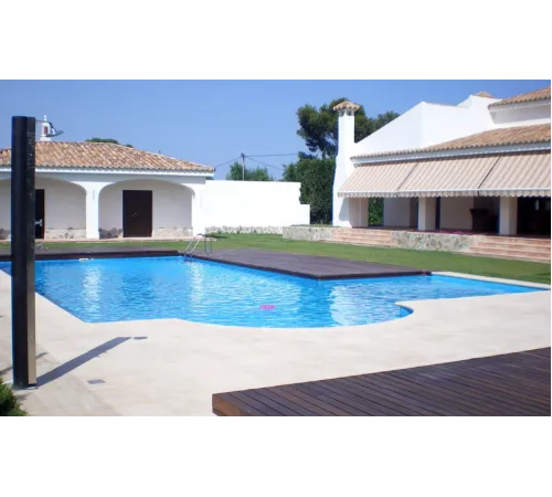 Пленка ПВХ (лайнер) (рулон 1,65*25 м.) RENOLIT ALKORPLAN 1000 1,5 мм. Adria Blue (синяя)