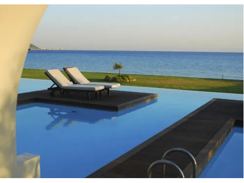 Пленка ПВХ (лайнер) (рулон 2,05*25 м.) RENOLIT ALKORPLAN 1000 1,5 мм. Adria Blue (синяя)