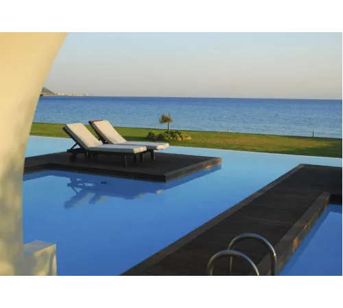 Пленка ПВХ (лайнер) (рулон 1,65*25 м.) RENOLIT ALKORPLAN 1000 1,5 мм. Adria Blue (синяя)