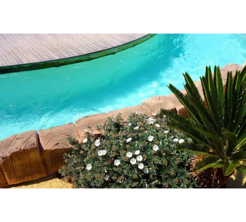 Пленка ПВХ (лайнер) (рулон 1,65*25,2 м.) Cefil Caribe 1,5 мм. (бирюзовая)