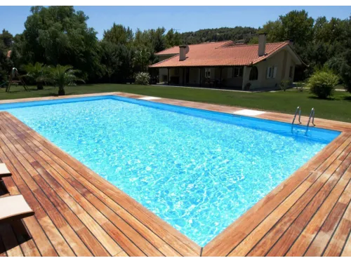 Пленка ПВХ (лайнер) (рулон 1,65*25 м.) FXT005SB Sky Blue 1,5 мм. (небесно-голубая)