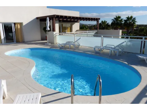 Пленка ПВХ (лайнер) (рулон 1,65*25 м.) FXT005SB Sky Blue 1,5 мм. (небесно-голубая)