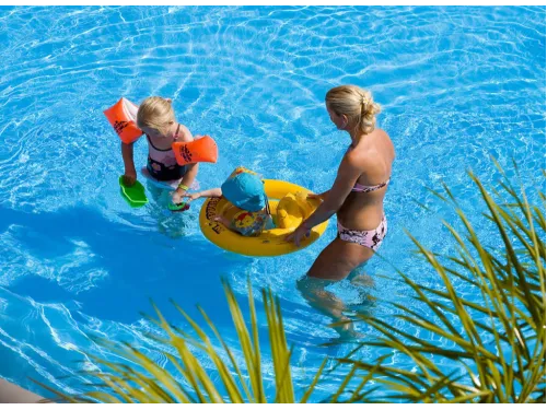 Пленка ПВХ (лайнер) (рулон 1,65*25 м.) FXT005SB Sky Blue 1,5 мм. (небесно-голубая)