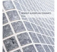 Пленка ПВХ (лайнер) (рулон 1,65*21 м.) RENOLIT ALKORPLAN CERAMICS Etna 2 мм. (рельефная мозаика)